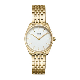Féroce Mini Watch Steel White, Gold Color