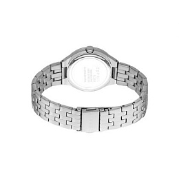 ESPRIT Women Watch, Silver Color Case, Dark Grey Dial, Stainless Steel Metal Bracelet, 3 Hands, 5 AT