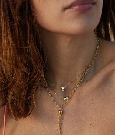 Necklace / SNS23138-01WHT