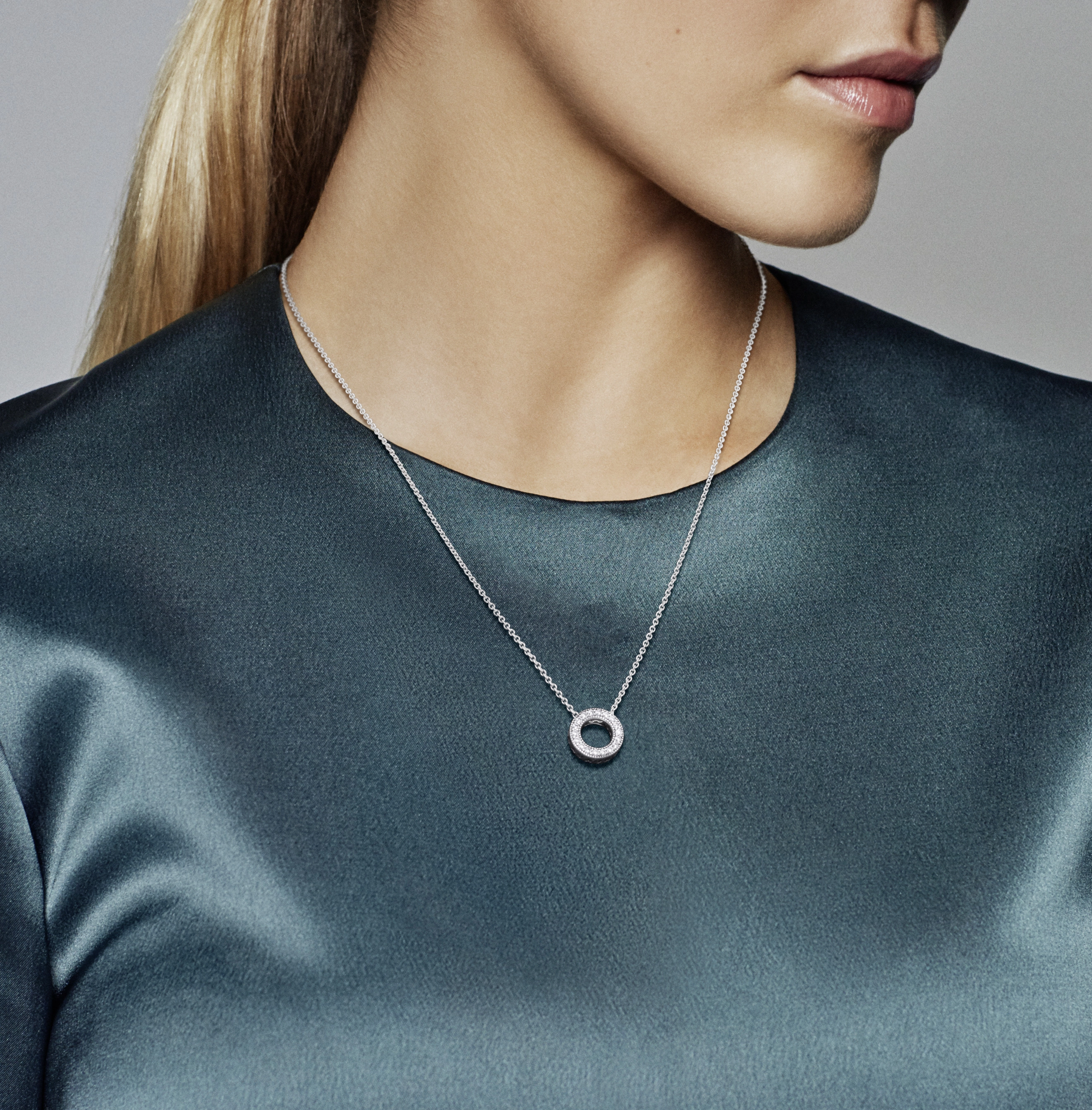 PANDORA Moments Necklace / 397436CZ-45