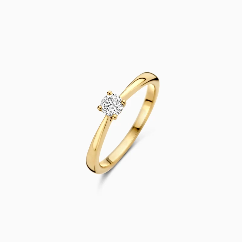 Blush Lab-Grown Diamond 14K Gold Ring / LG1001Y-54