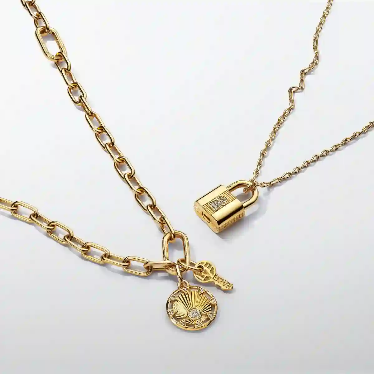 PANDORA 14K Gold Plated Necklace/363052C00-50