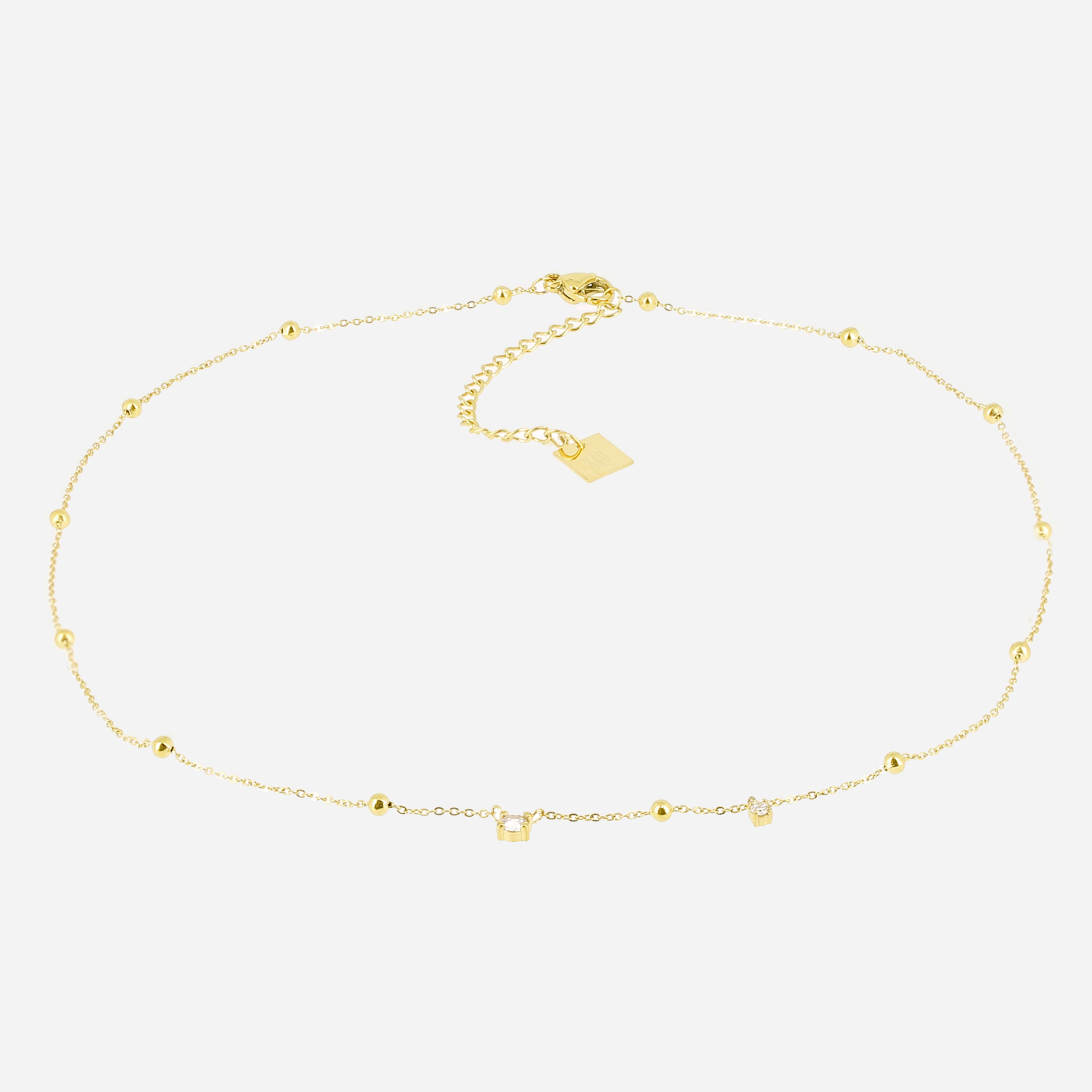 未使用　DECOUVERTE ON JEWELRY Zag Bijoux Surgical Stainless Steel Necklace / SNS22190