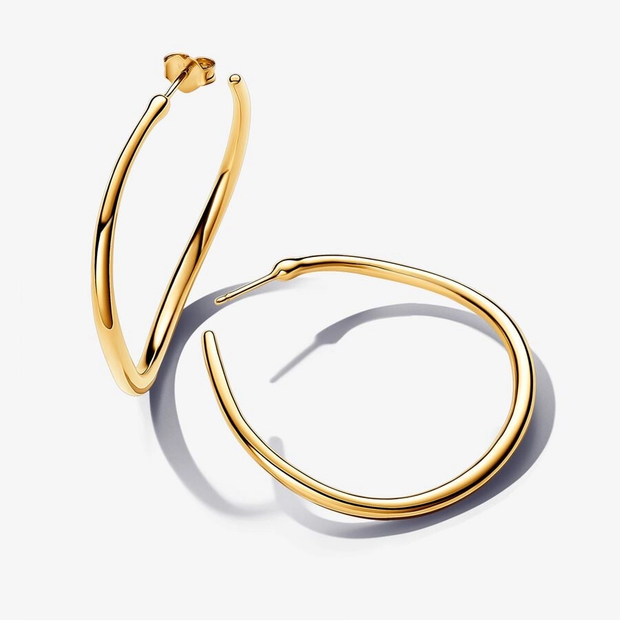 PANDORA Gold Plated metal blend Earring / 263299C00