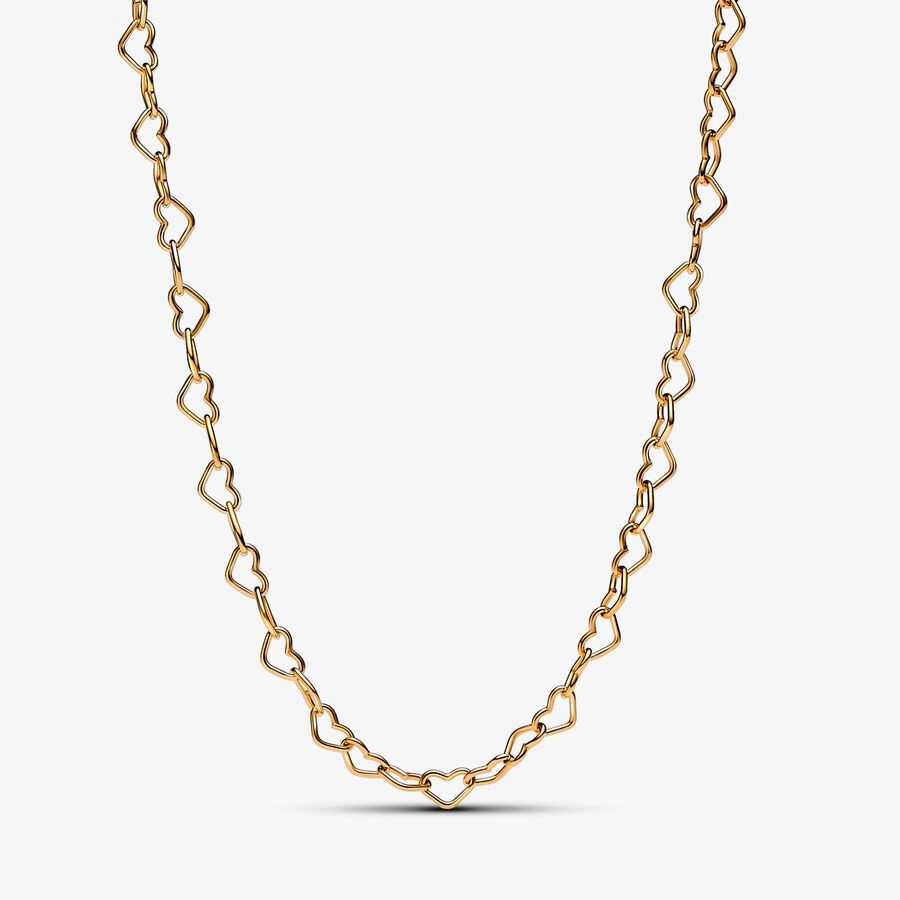 PANDORA Gold Plated metal blend Necklace / 363334C00-45