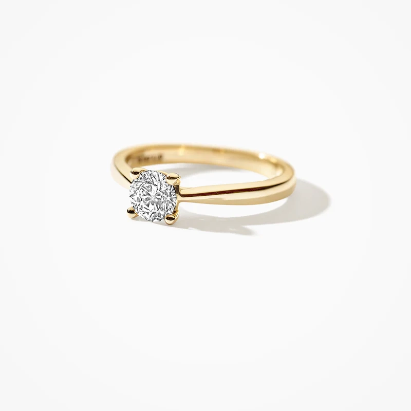 Blush Lab-Grown Diamond 14K Gold Ring / LG1001Y-54