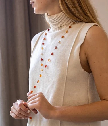 Necklace / SNL23227-01PUR