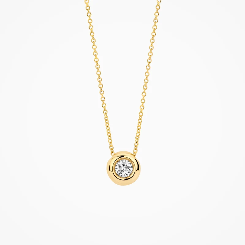 Blush Lab-Grown Diamond 14K Gold Necklace / LG3006Y