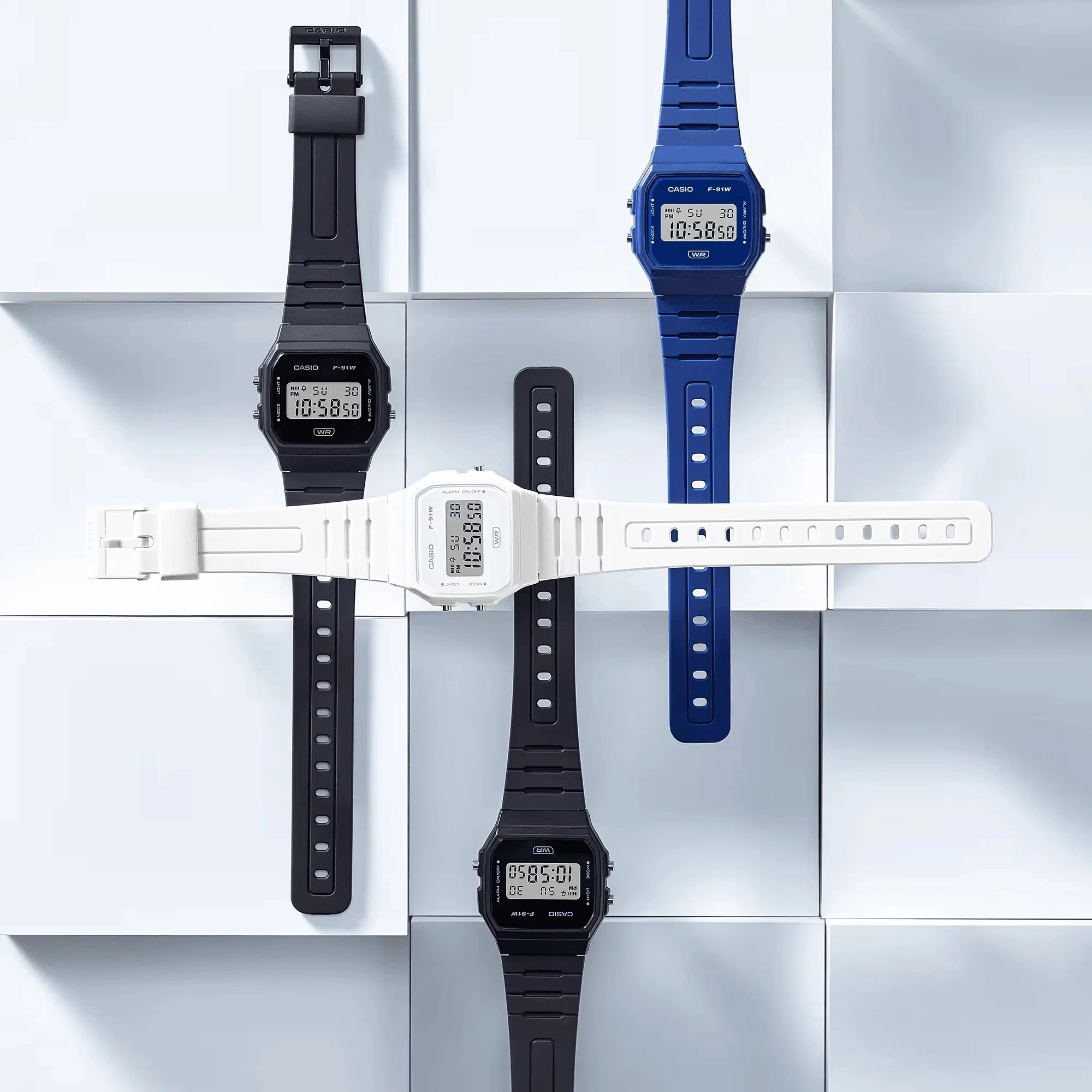Quartz Wristwatch/F-91WB-1ADF
