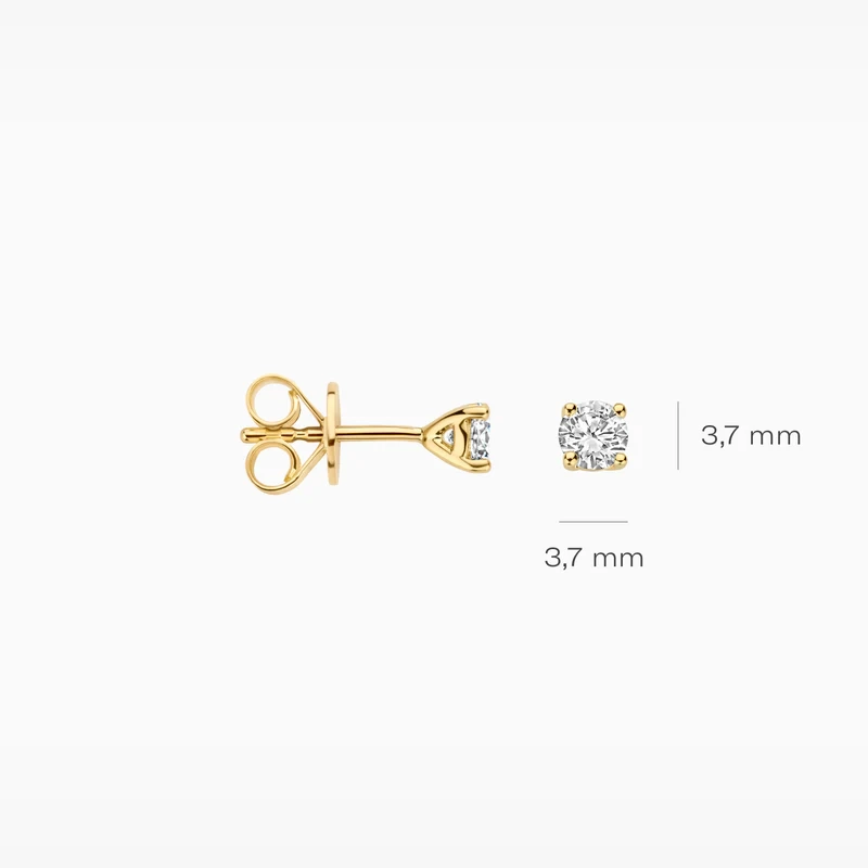 Blush Lab-Grown Diamond 14K Gold Earring / LG7001Y