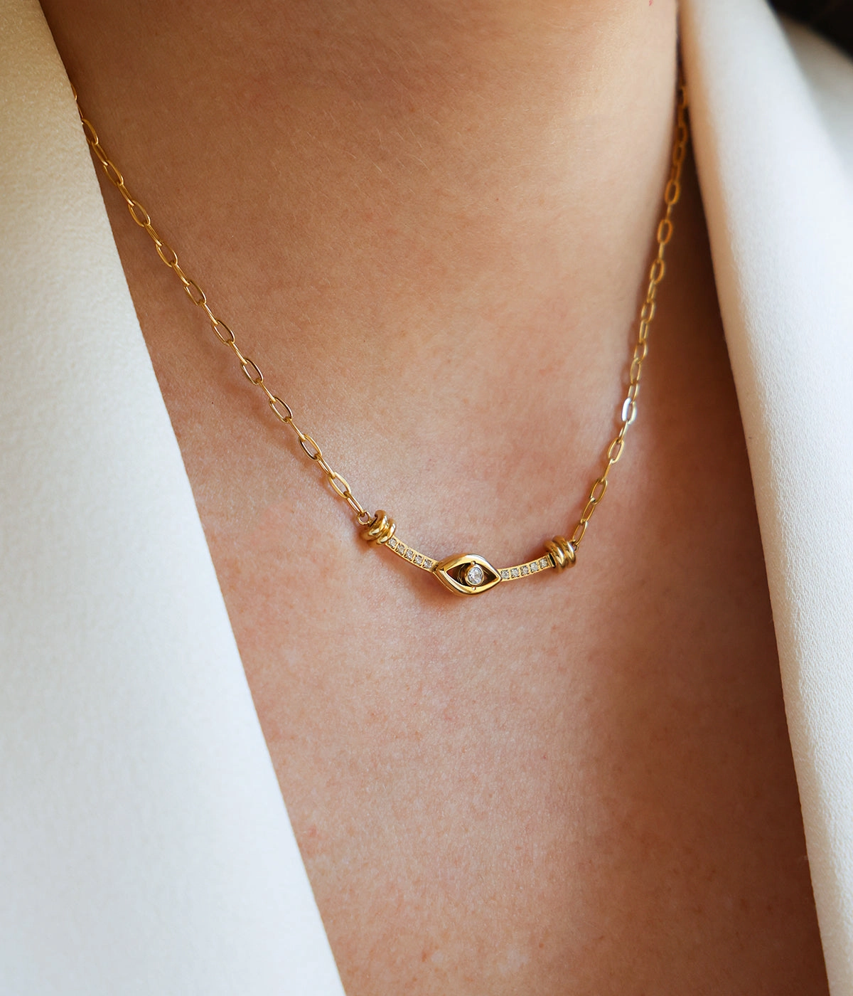 Necklace & Pendant / SNS27598-01WHT