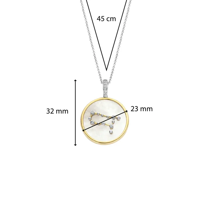 Ti Sento Sterling Silver Necklace/6826GE