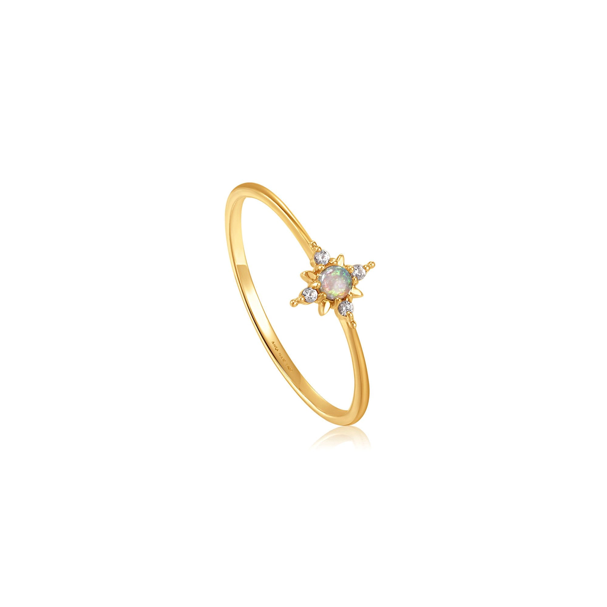 Ania Haie 14K Gold Ring/RAU001-01YG-57