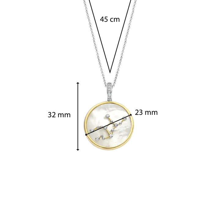 Ti Sento Sterling Silver Necklace/6826VI