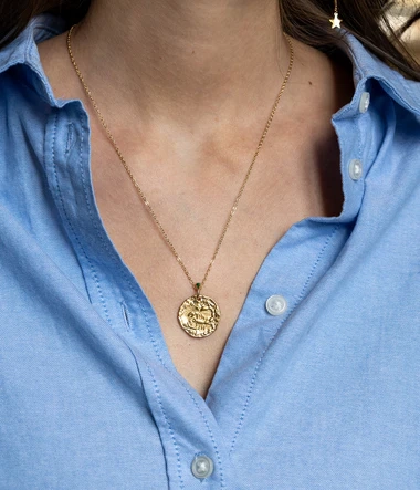Zag Bijoux Surgical Stainless Steel Necklace / SNM21348-01SCO