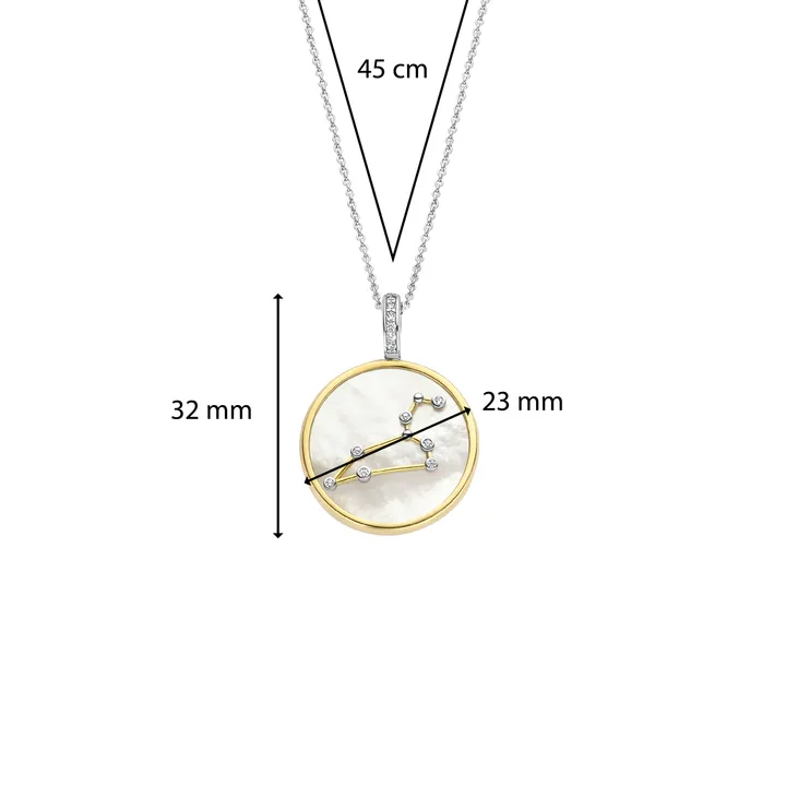 Ti Sento Sterling Silver Necklace/6826LE