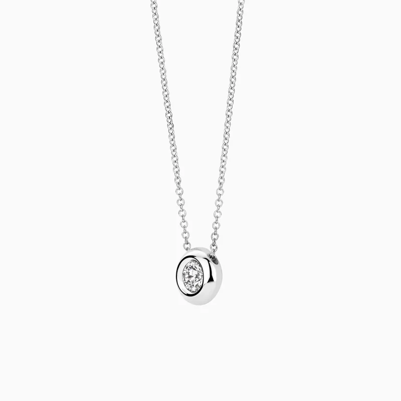 Blush Lab-Grown Diamond 14K White gold Necklace / LG3006W