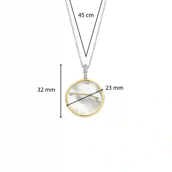 Ti Sento Sterling Silver Necklace/6826AR