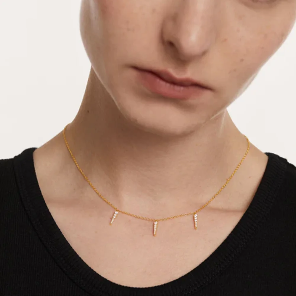 PDPAOLA 925 Sterling Silver Necklace/CO01-477-U