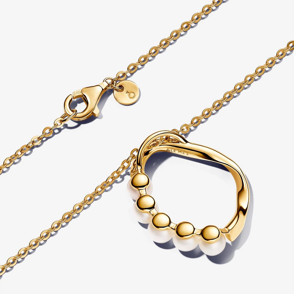 PANDORA Gold Plated metal blend Necklace / 363254C01-60