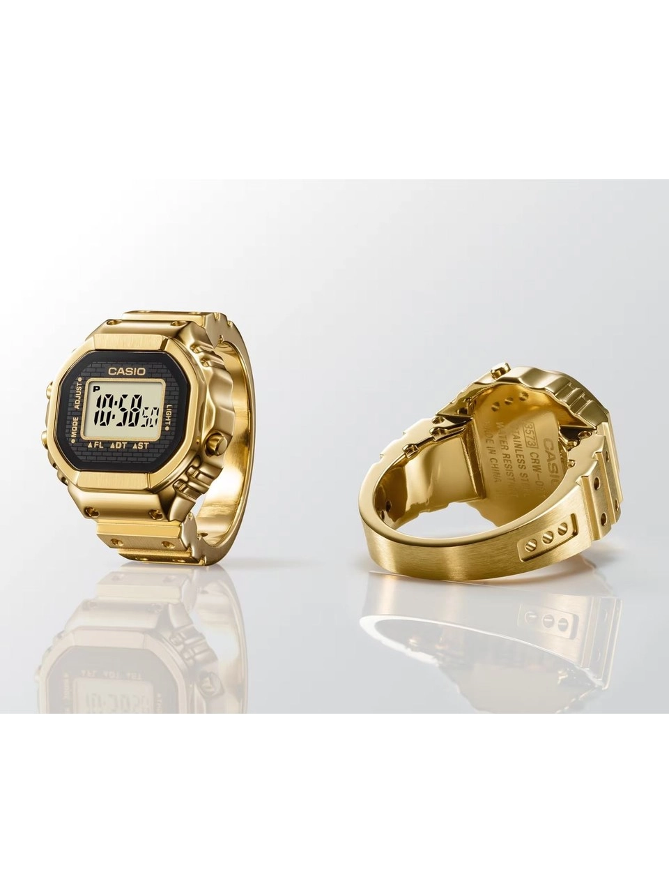Quartz Watch Ring / CRW-001G-9DR