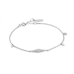 Ania Haie Rhodium plated Bracelet / B053-02H