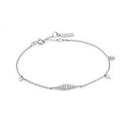 Ania Haie Rhodium plated Bracelet / B053-02H