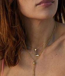 Necklace / SNS23138-01WHT