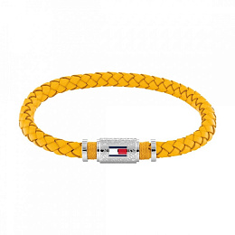 BR-AR-M-SSLECR-190.00 AR BRACELET - SS/YELLOW