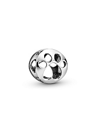Paw sterling silver charm