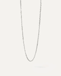 Sparkle silver chain necklace