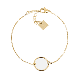 Zag Bijoux Surgical Stainless Steel Bracelet / SBS19668-01WHT