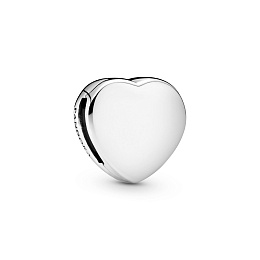 PANDORA Reflexions heart silver clip charm/Серебряная клипса-шарм PANDORA Reflexions
