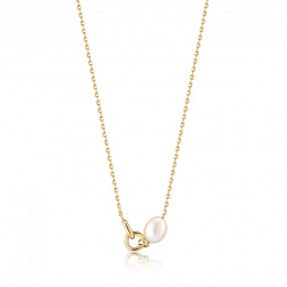 Pearl Link Chain Necklace