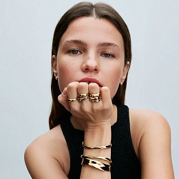 PANDORA Gold Plated metal blend Bracelet / 563310C00-3