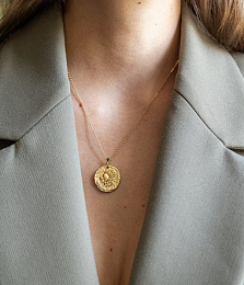 Zag Bijoux Surgical Stainless Steel Necklace / SNM21348-01LIO