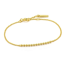 Gold Modern Multiple Balls Bracelet/B002-01G