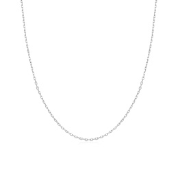 Silver Mini Link Charm Chain Necklace