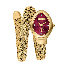JUSTCase,Bracelet,CAVALLIRed2Dial,Hands,WomenGold3 ATMColorWatch,MetalGold Color 21/07/2023