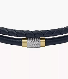Fossil Leather Bracelet / JF04703998