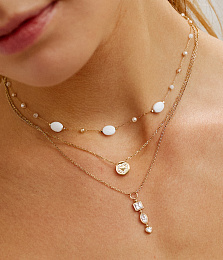 Necklace & Pendant / SNS27774-01WHT