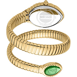 JUSTCase,Bracelet,CAVALLIDark2 Hands,GreenWomenDial,3 ATMWatch,Gold ColorGoldMetalColor 05/07/2024