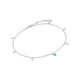 925 Sterling Silver Anklet/F044-01H