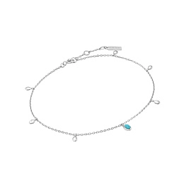 925 Sterling Silver Anklet/F044-01H