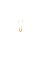 NECKLACE 18 KT GOLD PLATED CZ /97327045