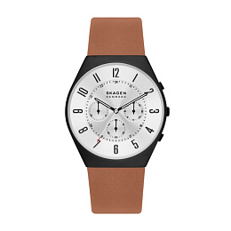 ANALOG WATCH 0 JWL SS LEATHER STRAP /SKW6823