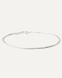 Sparkle silver chain bracelet
