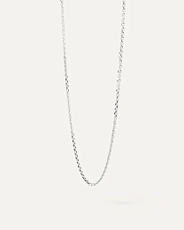 Essential silver chain necklace