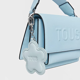 LA.POLIM.ZN.PU,KEYCHAIN MOTIF LIGHT BLUE