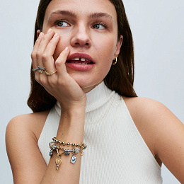 PANDORA Gold Plated metal blend Charm / 763369C01